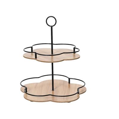 Etagere bamboe Ø28.5x33cm