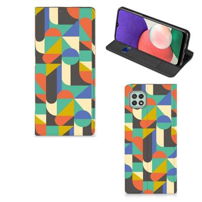 Samsung Galaxy A22 5G | Hoesje met Magneet | Funky Retro Samsung Galaxy A22 5G | Hoesje met Magneet | Funky Retro