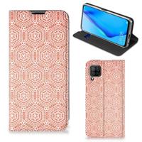 Huawei P40 Lite | Hoesje met Magneet | Pattern Orange - thumbnail
