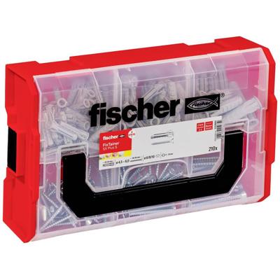 Fischer 532891 FIXtainer Assortimentsdoos pluggen 210 onderdelen