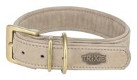 Hondenhalsband Trixie Pure Lichtgrijs M 36-43 cm - thumbnail