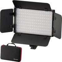 BRESSER PT 15B -II LED Bi-Color set met Kleppenset, Accu, Netvoeding en tas - thumbnail