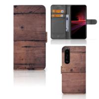 Sony Xperia 1 III | Book Style Case | Old Wood - thumbnail