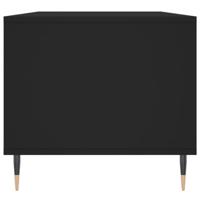 Salontafel 90x49x45 cm bewerkt hout zwart - thumbnail