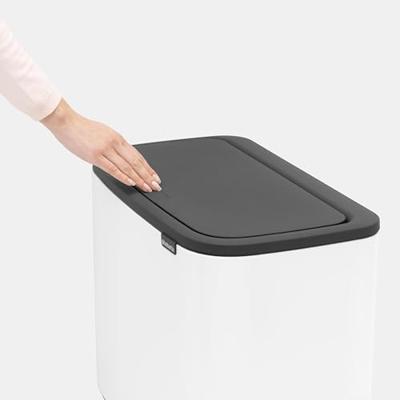 Brabantia Bo touch bin 11+23 liter white Brabantia Bo touch bin 11+23 liter white