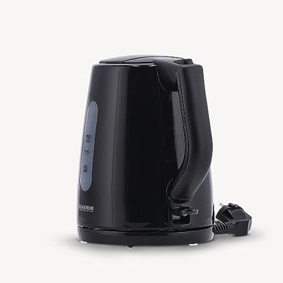 Severin WK3410 Waterkoker 1L 2200W Zwart - thumbnail