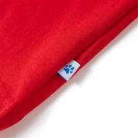 Kindershirt 116 rood - thumbnail