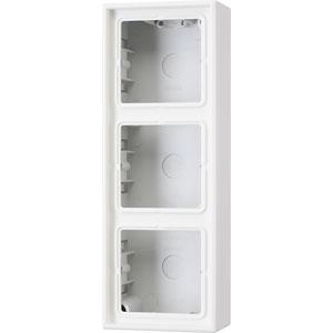 Jung LS983AWW opbouwrand 3-voudig alpin wit