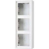 Jung LS983AWW opbouwrand 3-voudig alpin wit - thumbnail