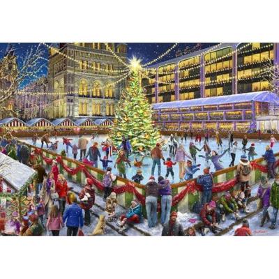 Christmas Skating 1000 stukjes