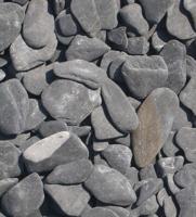 Flat Pebbles zwart Big Bag - 1500 kg - 1m3 - thumbnail