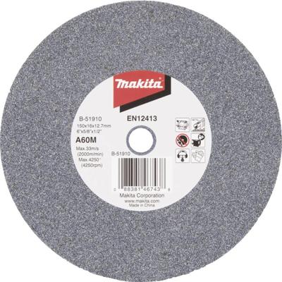 Makita Accessoires Slijpst. 150X16X12,7Mm A60m - B-51910 Makita Accessoires Slijpst. 150X16X12,7Mm A60m - B-51910