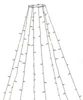 Konstsmide 6394-820 LED-boommantel Buiten Energielabel: G (A - G) werkt op stekkernetvoeding Aantal lampen 240 LED Barnsteen Verlichte lengte: 2.4 m - thumbnail