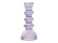 LIVARNO home Glazen kandelaar (Lila) - thumbnail