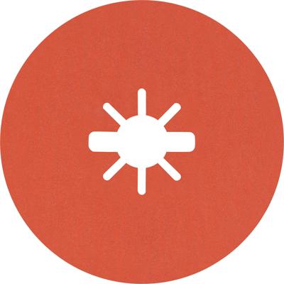 Bosch Accessories 2608621811 Fiberschijf Diameter 125 mm Boordiameter 22.23 mm 5 stuk(s)