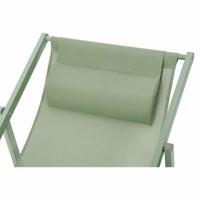 PAROS ligstoel - Stalen structuur - L 63 x D 104 x H 85 cm Khaki groen - thumbnail