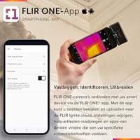 FLIR One FP3IC warmtebeeldcamera Noise equivalent temperature difference (NETD) Zwart 160 x 120 Pixels - thumbnail