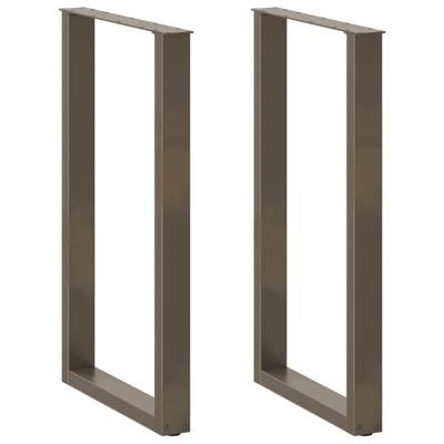 Bartafelpoten 2 st U-vormig 60x(100-101) cm staal naturel