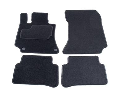 Automatten op maat - zwart stof - Mercedes E-klasse W212 sedan/touring vanaf 2009