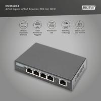Digitus DN-95128-1 PoE-extender 1 GBit/s IEEE 802.3af (12.95 W), IEEE 802.3at (25.5 W), IEEE 802.3bt, IEEE 802.3af (15.4 W), IEEE 802.3at (30 W) - thumbnail
