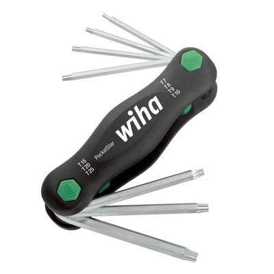 Wiha Binnen-Torx Haakse schroevendraaierset T 7, T 8, T 9, T 10, T 15, T 20, T 25 7-delig