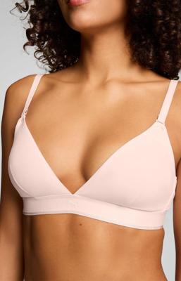 Puma Dames Sport Triangel Bralette 3D Knit Light Pink-XXL