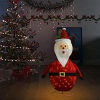 VidaXL Decoratieve kerstman led luxe stof 120 cm - thumbnail