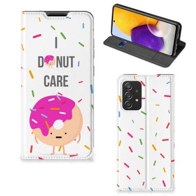 Samsung Galaxy A72 (5G/4G) | Flip Style Cover | Donut Roze Samsung Galaxy A72 (5G/4G) | Flip Style Cover | Donut Roze