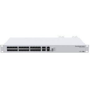 Mikrotik CRS326-24S+2Q+RM netwerk-switch Managed L3 Fast Ethernet (10/100) Wit 1U Mikrotik CRS326-24S+2Q+RM netwerk-switch Managed L3 Fast Ethernet (10/100) Wit 1U