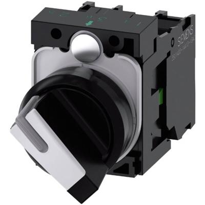 Siemens 3SU1100-2BF60-1MA0 - Tuimelschakelaar, verlicht, 22 mm, rond, kunststof