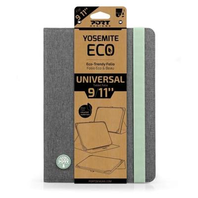 Universele Folio - 9/11 - PORT DESIGNS - 400713 YOSEMITE - Milieuvriendelijk - Grijs