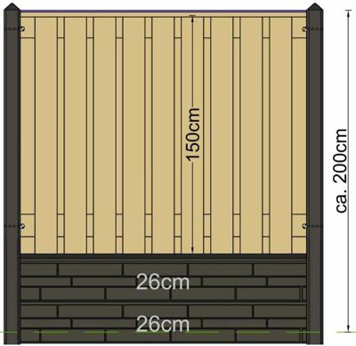 Berton paal Geul antraciet hoekmodel 280 cm Tuindeco - Tuindeco Berton paal Geul antraciet hoekmodel 280 cm Tuindeco - Tuindeco
