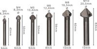 Bosch Accessories 2608597527 Kegelverzinkboorset 6-delig 6.3 mm, 8.3 mm, 10.4 mm, 12.4 mm, 16.5 mm, 20.5 mm HSS Cilinderschacht 1 set(s) - thumbnail