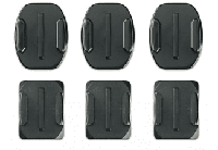 GoPro Curved + Flat Adhesive Mounts AACFT-001 Kleefpads Geschikt voor: GoPro - thumbnail