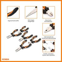 Kendo Kendo mini tangen - set van 5 precisie tangen - thumbnail