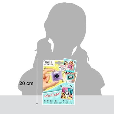 Canal Toys – Photo Creator – Mini Cam' digitale camera en video – vintage – met sleutelhanger en 1 GB SD-kaart inbegrepen – CLK 063, paars