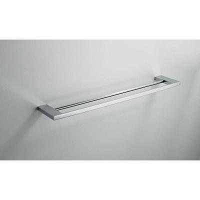 Eros Dubbele Handdoekrek 60 cm Chroom Aqua Splash