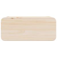 Wandbevestigde nachttafel 2 pcs Bruin 39 x 34 x 16.5 cm - thumbnail