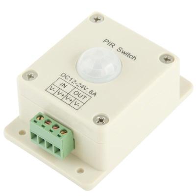 DC 12V-24V 8A PIR Switch infrarood Controller Motion Sensor schakelaar voor LED-verlichting