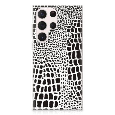 Samsung Galaxy S23 Ultra | TPU Hoesje | Slangenprint Samsung Galaxy S23 Ultra | TPU Hoesje | Slangenprint