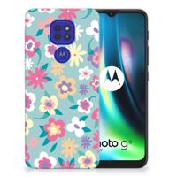 Motorola Moto G9 Play | E7 Plus | TPU Case | Flower Power - thumbnail