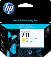 HP Inktcartridge 711 Origineel Geel CZ132A - thumbnail