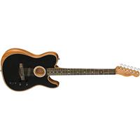 Fender American Acoustasonic Telecaster Black met gigbag - thumbnail