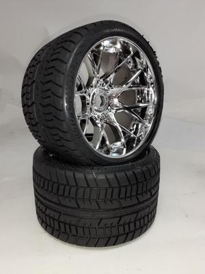 Sweep Racing On-Road Crusher Belted WHD wielen - 1/2 Offset - 17mm - Zilver Sweep Racing On-Road Crusher Belted WHD wielen - 1/2 Offset - 17mm - Zilver