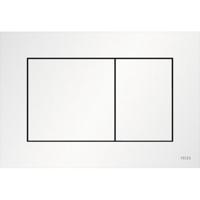 Bedieningsplaat Toilet TECE Now Kunststof Mat Wit - thumbnail