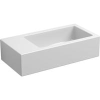 Clou Flush 3 fontein 36x18x9cm zonder kraangat links Keramiek Wit CL/03.03033 - thumbnail