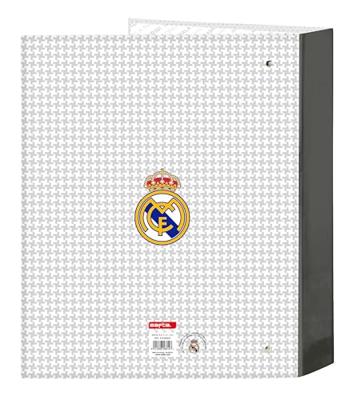 Ringmap Real Madrid C.F. 24/25 Wit Grijs A4 27 x 33 x 6 cm