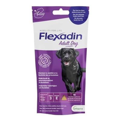 Flexadin Adult Dog Joint Support (70 kauwbrokjes) 70 tabletten