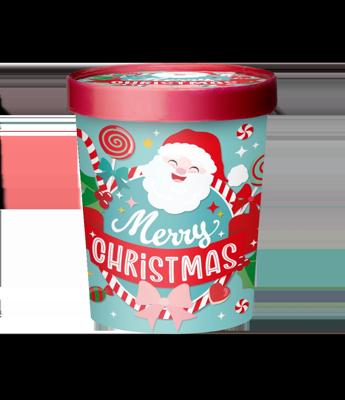 Snoep Bucket Merry Christmas Cartoon