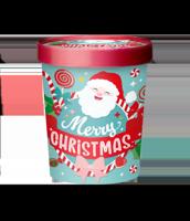 Snoep Bucket Merry Christmas Cartoon - thumbnail